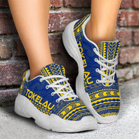 Tokelau Chunky Sneakers - Polynesian Chief Flag Version - Polynesian Pride
