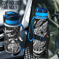 Nauru Hydro Custom Personalised Tracking Bottle - Wings Style - Polynesian Pride
