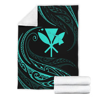 Kanaka Premium Blanket - Turquoise - Frida Style - Polynesian Pride