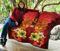 Tokelau Premium Quilt - Tribal Tuna Fish - Polynesian Pride