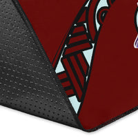 Plumeria Violet Polynesia Red Area Rug AH - Polynesian Pride