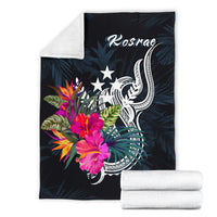 Kosrae Micronesia Premium Blanket - Tropical Flower - Polynesian Pride