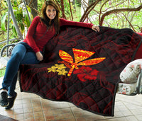 Polynesian Kanaka Maoli Flower Quilt - Polynesian Pride
