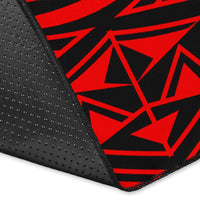 Hawaiian Kakau Honu Arc Polynesian Area Rug AH - Polynesian Pride