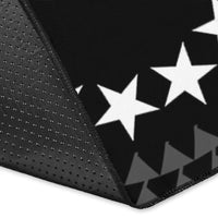 Cook Island Personalised Area Rug - Seal With Polynesian Tattoo Style ( Black) - Polynesian Pride