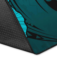 Hawaii Polynesia Whale Hibiscus - Turquoise - Polynesian Pride