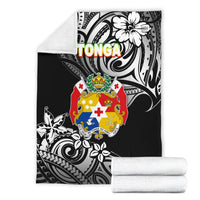 Mate Ma'a Tonga Rugby Premium Blanket Polynesian Unique Vibes - Black - Polynesian Pride