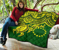 Cook Islands Polynesian Premium Quilt - Polynesian Turtle - Polynesian Pride
