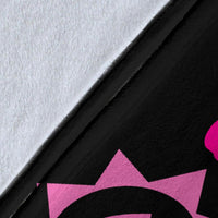 Hawaii Turtle Hibiscus Polynesian Vintage Premium Blanket - Pink - Polynesian Pride