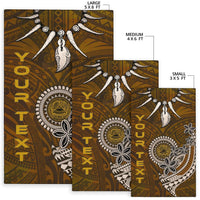 American Samoa Custom Personalised Area Rugs - Polynesian Boar Tusk - Polynesian Pride