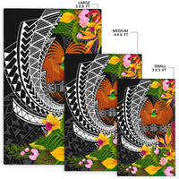 Papua New Guinea Area Rug - Seal Spiral Polynesian Patterns - Polynesian Pride