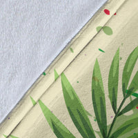 Hawaii Turtle Life Hibiscus Design Premium Blanket - Polynesian Pride