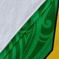 Vanuatu Polynesian Premium Blanket - Vanuatu Flag and Coat Of Arms - Polynesian Pride