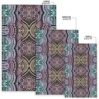 Polynesian Purple And Teal Area Rug - Polynesian Pride