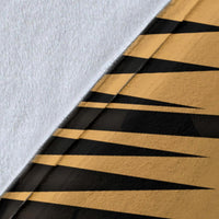 Samoa Polynesian Premium Blanket - Samoa Gold Seal with Polynesian Tattoo - Polynesian Pride