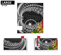 Chuuk State Mailbox Cover - Tropical Flowers Style - Polynesian Pride