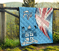 Fiji Polynesian Premium Quilt - Fiji Flag - Polynesian Pride