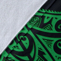 Polynesian Hawaii Premium Blanket - Hula Girl Green - Polynesian Pride