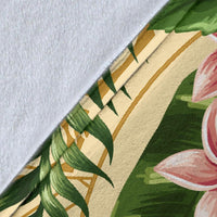 Hawaii Premium Blanket - Hammerhead Shark Premium Blanket Strong Pattern Hibiscus Plumeria AH - Polynesian Pride