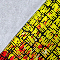 Pohnpei Micronesia Premium Blanket Reggae - Turtle With Hook - Polynesian Pride