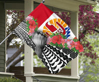 Tahiti Flag - Curve Style - Polynesian Pride