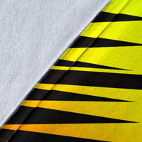 Samoa Polynesian Premium Blanket - Samoa Reggae Seal with Polynesian Tattoo - Polynesian Pride