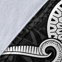 Marshall Islands Premium Blanket - Tentacle Turtle White - Polynesian Pride