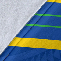Solomon Islands Premium Blanket Simple Coat Of Arms Rugby - Polynesian Pride