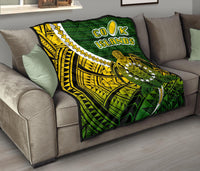 Cook Islands Premium Quilt Style Turtle Rugby - Polynesian Pride