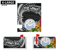 Marshall Islands Mailbox Cover - Custom Personalised Tropical Flowers Style - Polynesian Pride