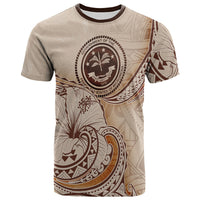 Federated States of Micronesia T Shirt Hibiscus Flowers Vintage Style Unisex Black - Polynesian Pride