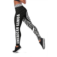 American Samoa 1st Leggings (White) A6 - Polynesian Pride
