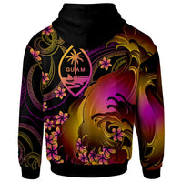 Guam Zip up Hoodie Guam in wave - Polynesian Pride