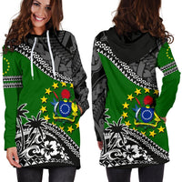Cook Islands Hoodie Dress Fall In The Wave - Polynesian Pride