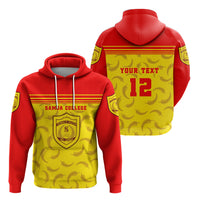 Custom Samoa College Hoodie Sport Style Unisex Yellow - Polynesian Pride