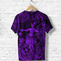 Hawaii Hula Girl Polynesian T Shirt Unique Style Purple LT8 - Polynesian Pride