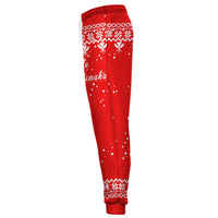 Hawaiian Santa Claus Mele Kalikimaka Joggers - Red - Farah Style - AH - Polynesian Pride