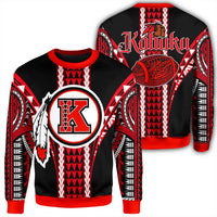 Hawaii - Kahuku High Football Sweatshirt - AH Unisex Red - Polynesian Pride