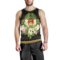 Kiribati Men's Tank Top - Polynesian Gold Patterns Collection - Polynesian Pride