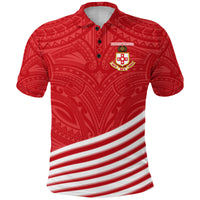 Kolisi Tonga Polo Shirt Mate Maa Tonga Simple Rugby Style - Polynesian Pride