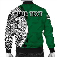 (Personalized) Hawaii Bomber Jacket - Konawaena High Tribal Kakau Bomber Jacket AH - Polynesian Pride