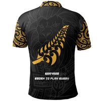 New Zealand Maori Lion Rugby Polo Shirt 02 - Polynesian Pride
