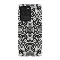 Polynesian Tribal Phone Case Black White Samsung Galaxy S20 Ultra - Polynesian Pride