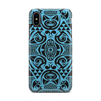 Polynesian Tough Case Grown Blue White iPhone Xs Max - Polynesian Pride