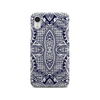 Polynesian Phone Case Blue And White iPhone Xr - Polynesian Pride