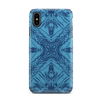 Polynesian Tough Case Blue iPhone Xs Max - Polynesian Pride