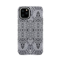 Polynesian Tough Case Black And White iPhone 11 Pro - Polynesian Pride