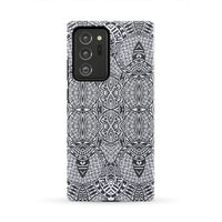 Polynesian Tough Case Black And White Samsung Galaxy Note 20 Ultra - Polynesian Pride
