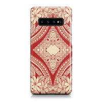 Polynesian Phone Case Red And Yellow Samsung Galaxy S10 - Polynesian Pride