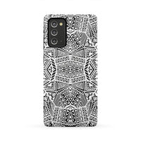 Polynesian Tough Case White And Black Samsung Galaxy Note 20 - Polynesian Pride